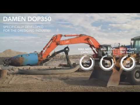 DOP submersible dredge pump creates new German dyke using offshore sand