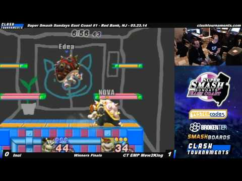 SSS EC 01 - CT EMP Mew2King vs Inui - Winners Finals - Project M