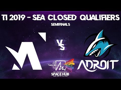 Amplfy vs Adroit Game 1 - TI9 SEA Regional Qualifiers: Semifinals