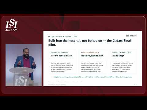 Amrish Nair, Biorithm - Remote Maternal and Fetal Monitoring Platform | LSI Asia '26