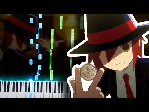 Rhythm Thief & The Emperor's Treasure - Phantom R's Theme: Piano Tutorial