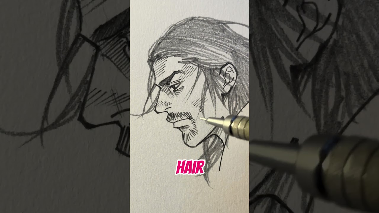 How to draw beards || Jmarron