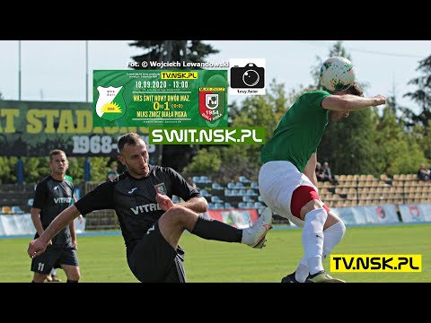tv.nsk.pl 2020-09-19 Świt Nowy Dwór Maz. - Znicz Biała Piska 0:1 (0:0) bramka Paweł Kossyk 49'