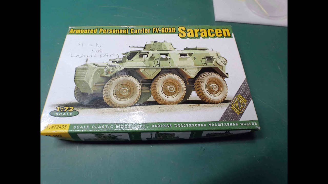 Saracen Armoured Personnel Carrier – 1/72 scale by ACE Models – Paint and final reveal