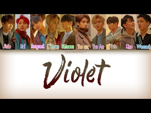 PENTAGON (펜타곤) - VIOLET | Han, Rom, Eng [Color Coded Lyrics]