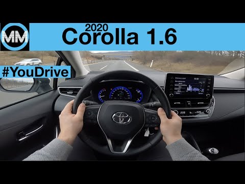 Toyota Corolla 1.6 Valvematic (97 kW) POV Test Drive + Acceleration 0-190 km/h