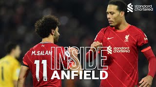 Inside Anfield: Liverpool 1-0 Aston Villa | Salah wins it on Steven Gerrard&#39;s return