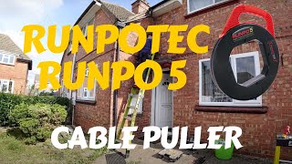 Preview of Runpo 5 Cable Fish Tape 270 kg Total Breaking Load 💪💪💪#runpotec #electrical.