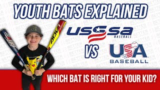 USA vs USSSA Baseball Bats Explained For Kids
