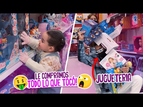 COMPRANDO TODO LO QUE KIMA TOCA EN UNA JUGUETERÍA 😱 JUKILOP