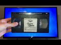Rewinding A VHS The Sword In The Stone 1986 White Clamshell VHS Incompleted Version Copy