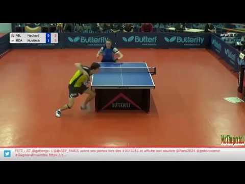 Table Tennis French League 2016/17 - Antoine Hachard Vs Cedric Nuytinck -