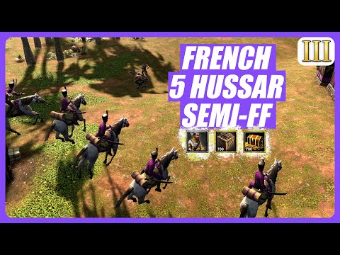 [AOE3] Build Order Basics: French 5 Hussar Semi-FF