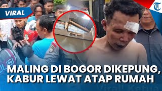 GEGER! DETIK-DETIK MALING di Bogor Dikepung Warga, Kabur Lewat Atap Rumah Warga