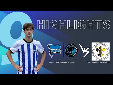 Hertha Berlin vs SF Charlottenburg Wilmersdorf U19 - Elijah DeBolt Highlights