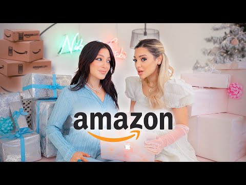 Opposite Twins Christmas Shop for Eachother on Amazon + Gift Exchange