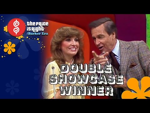 Contestant Wins DOUBLE SHOWCASE When Her Guess is Only $48 Dollars Off - The Price Is Right 1982