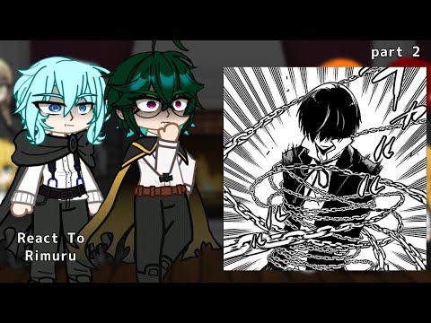 Wistoria: Wand and Sword React To Rimuru Tempest || part 2 || gacha reaction ||