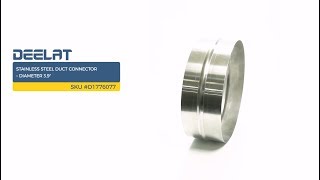 Stainless Steel Duct Connector – Diameter 3.9