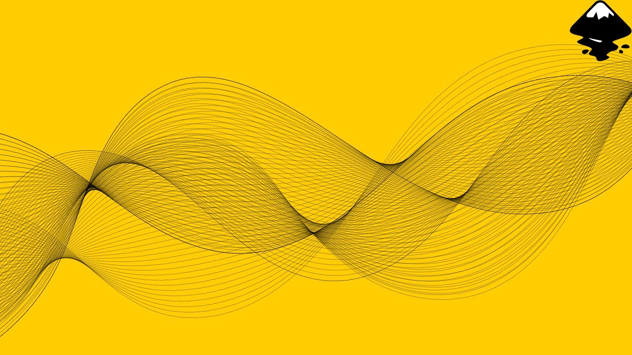 Create an abstract line effect in Inkscape