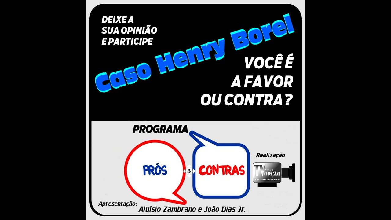Programa Prós & Contras-Caso Henry Borel