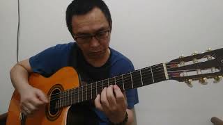 In the misty moonlight I Skeeter Davis &amp; Bobby Bare I Fingerstyle Guitar