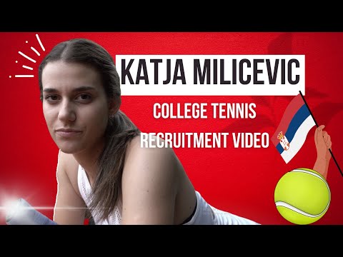 Katja Milicevic College Tennis Recruitment Video 2022/2023 - 4K HD