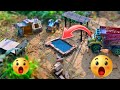 Diy Mini Tractor Builds A Unique Swimming Pool Using Bricks Construction Science Project MINQUBE