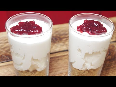 Make Delicious No-Bake Lingonberry Cheesecake Cups - Recipe Video