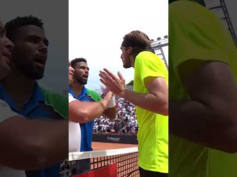 Tensions Rise In Tsitsipas vs Fils 👀