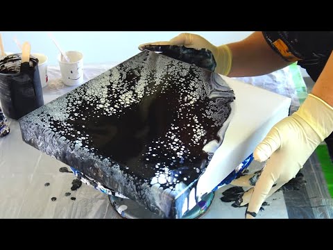 Chameleon Pearls ~ Acrylic Pour Painting ~ Fluid Art Technique ~ Pearl Pour #1016