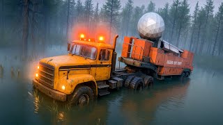 Impossible Offroad Military Radar Transport | SnowRunner Logitech G29