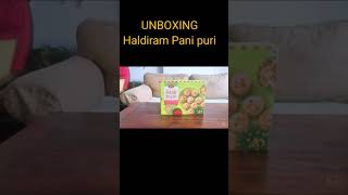 Haldiram Pani Puri Unboxing | #SHORTS  #HALDIRAMREVIEW