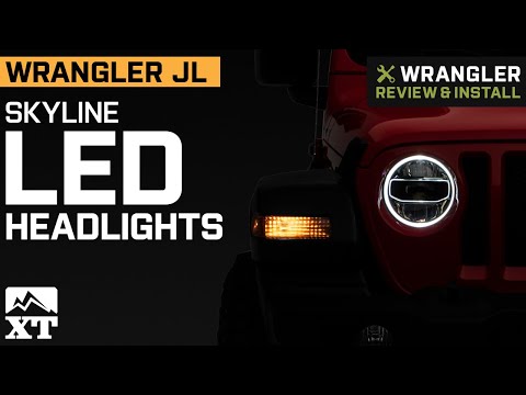 Jeep Wrangler JL Skyline LED Headlights Review & Install
