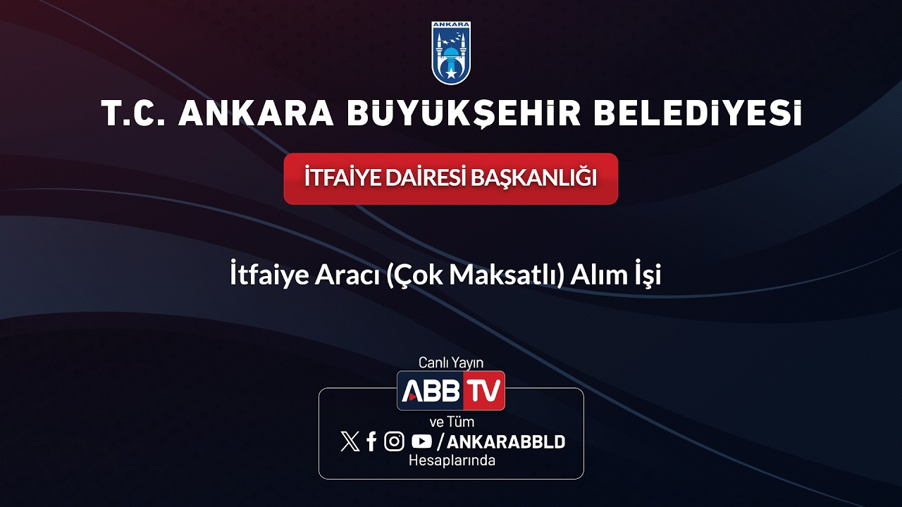 İTFAİYE DAİRESİ BAŞKANLIĞI - İtfaiye Aracı (Çok Maksatlı) Alım İşi