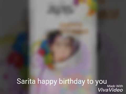 Sarita happy birthday to you