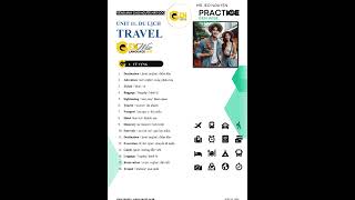 🎒✈️ UNIT 11: TRAVEL – DU LỊCH 🌍
