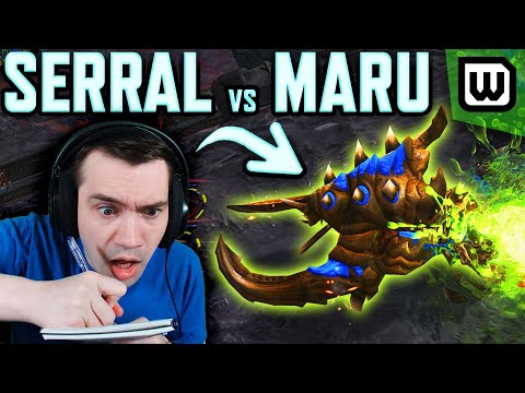 Serral's new ULTRALISK RUSH strategy vs Maru!! StarCraft 2