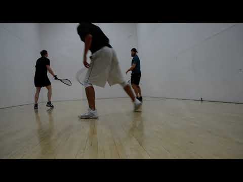 Vic & Hamilton vs Kyle & Rhen Open doubles - Racquetball