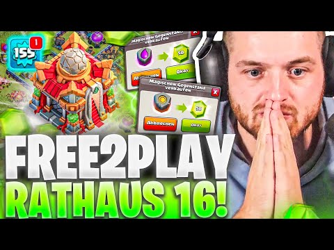 😵🤯OFFIZIELL SÜCHTIG! - RATHAUS 16 Free2Pass IST FANTASTISCH! | Clash of Clans