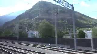 preview picture of video 'Train Ride SWITZERLAND : Montreux - Locarno PART 1 (Montreux - Domodossola)'