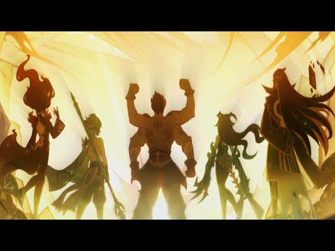 PERILOUS TRAIL CUTSCENE  | 5 Yakshas Genshin Impact 2.7 | Chinese Voice