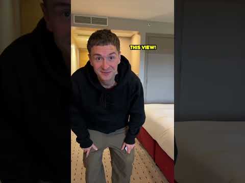 Watching Football from a HOTEL WINDOW...