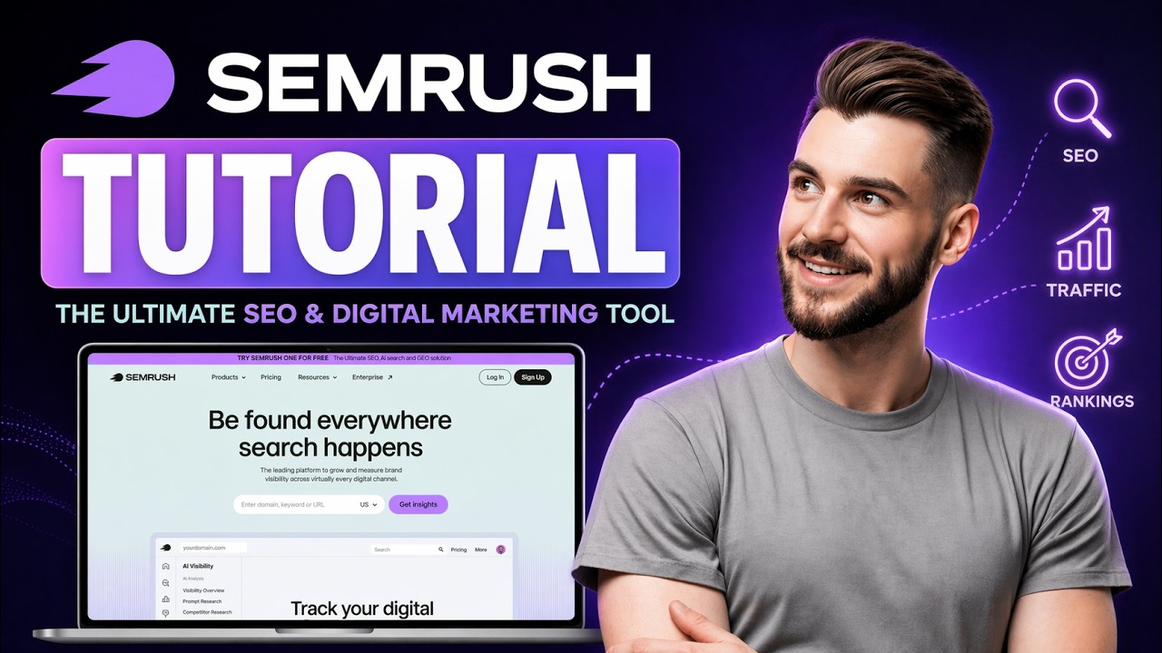 Semrush Full Tutorial for Beginners 2026 (Step-by-Step)