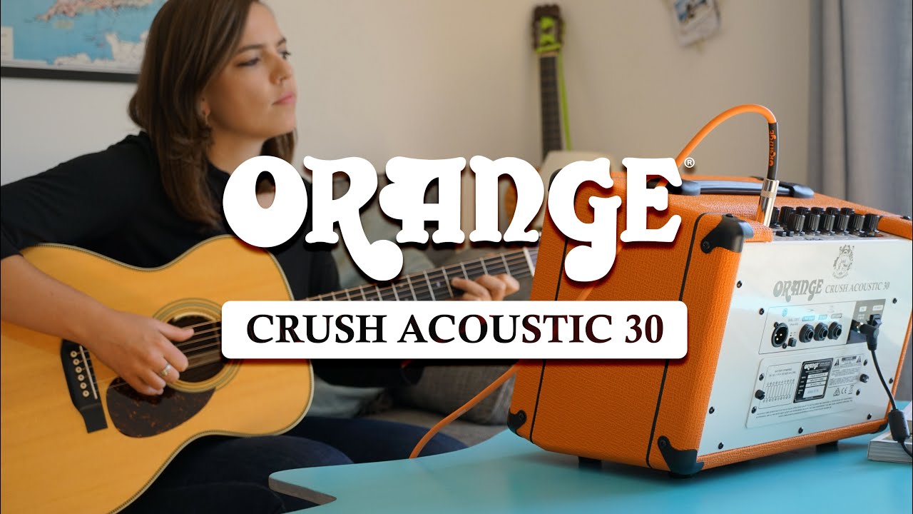 Orange Crush Acoustic 30 vahvistin trubaduurikäyttöön, musta (uusi)