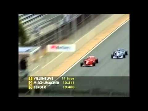 F1 Berger vs Schumacher at Interlagos 97