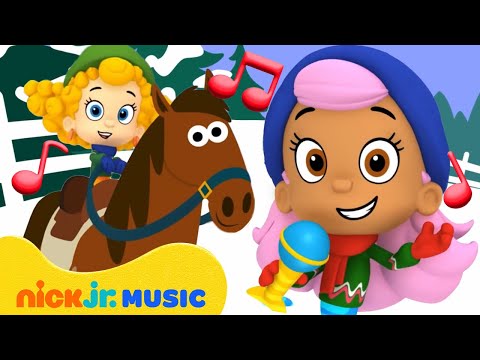 Bubble Guppies Holiday Ride Sing Along Songs! 🛷 | Nick Jr. Music