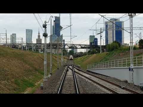 Warszawa Centralna - Warszawa Zachodnia z tyłu pociągu IC 16102 Dąbrowska LK1