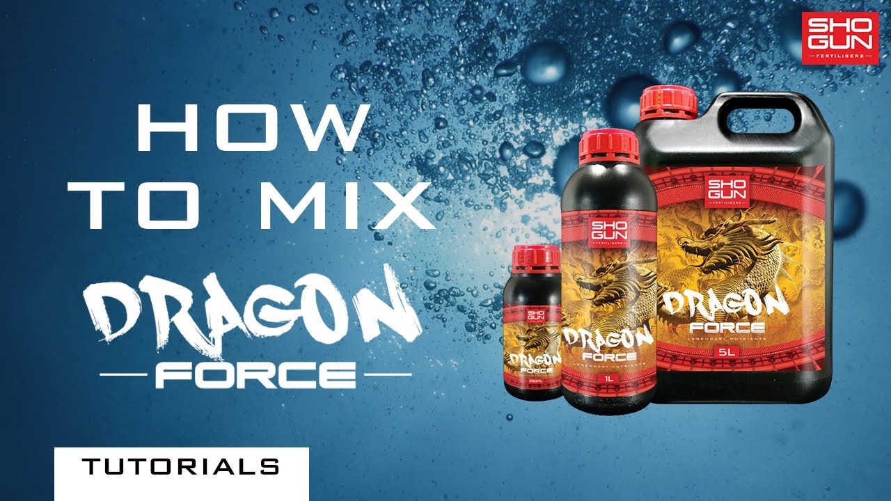 How to mix SHOGUN Dragon Force - Flushing Product