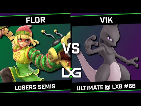 FLOR (Min Min/Cloud) vs Vik (Mewtwo) - Smash Ultimate @ LXG 68